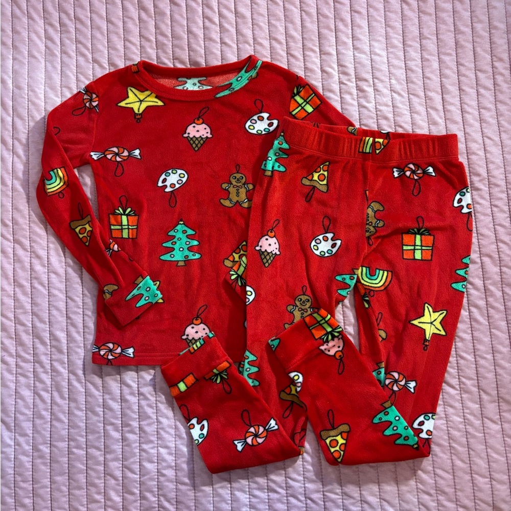 Cat & Jack kids’ holiday pjs - size 6